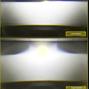 ไฟหน้ารถยนต์คุณภาพสูงจากโรงงาน ขนาด 3 นิ้ว A12 MAX เลนส์คู่แบบ Bi-LED 6000k+4300k โปรเจคเตอร์เลนส์ LED - Product Image 6