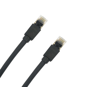 Câble Ethernet Dsunty CAT8, 40 Gbit/s 2000 MHz SFTP blindé plaqué or, RJ45 à angle droit, cuivre nu 28AWG, 0,5 m/100 m pour le gaming - Product Image 3