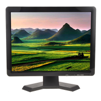 Moniteur d'ordinateur LED rétroéclairé 17 pouces, prix d'usine, 1280x1024, écran LCD HD pour ordinateur de bureau