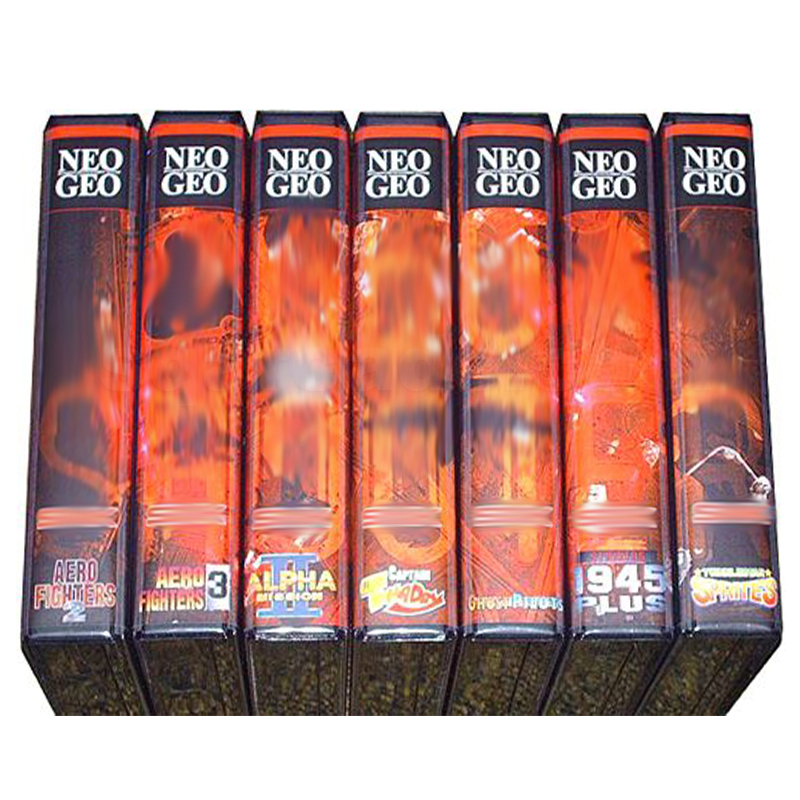 Neogeo Shockbox Replacement Case with Cover Art – Multicolor
