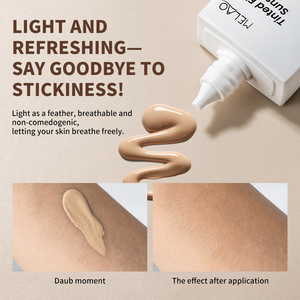 Crème <span class=keywords><strong>solaire</strong></span> teintée <span class=keywords><strong>fluide</strong></span>, marque privée, crème <span class=keywords><strong>solaire</strong></span> naturelle brune avec couleur, SPF 40, crème <span class=keywords><strong>solaire</strong></span> teintée pour le <span class=keywords><strong>visage</strong></span>, protection physique et chimique - Product Image 5