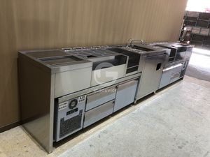 Estación de Bar Móvil, Estación de Coctelería, Bar de Vinos Comercial, Estación de Bartender, Mesa de Coctelería Impermeable, Mesa de Té - Product Image 4