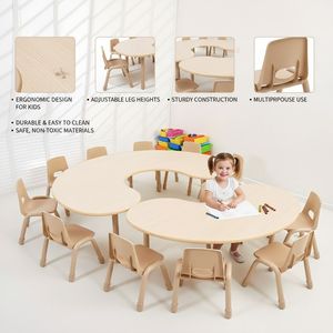 ชุดเฟอร์นิเจอร์เด็กอนุบาลมอนเตสซอรี่ <span class=keywords><strong>โต๊ะ</strong></span> <span class=keywords><strong>เก้าอี้</strong></span>ไม้ สำหรับเด็กวัยเตาะแตะ โรงเรียนอนุบาล ศูนย์รับเลี้ยงเด็ก ชุดเฟอร์นิเจอร์สำหรับการเรียนรู้ในวัยเริ่มต้น - Product Image 2
