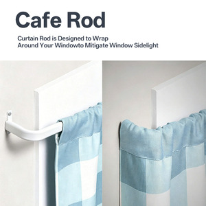 Riel de cortina personalizado, polipastos de ventana, extensión en forma de L, Riel de cortina montado en el techo, barra de cortina - Product Image 4
