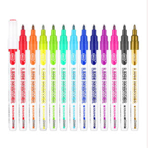Multi-purpose 12-color Contour <b>Marker</b> Pen 8-color Contour <b>Marker</b> Pen for Students - Product Image 1