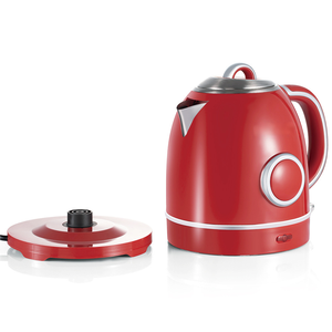 Bouilloire électrique rouge en acier inoxydable à double couche de haute qualité avec arrêt automatique et ébullition à sec - Product Image 2
