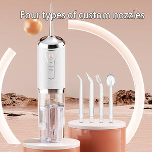 Portable Electric <b>Water</b> <b>Flosser</b> 300Ml Rechargeable For Adults With 800Mah Battery In Black White Green Pink - Product Image 3