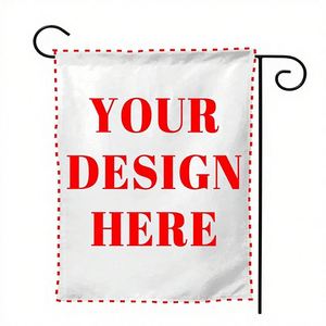 Banderas Personalizadas para Jardín/Patio con tu Imagen/Texto, 100% Poliéster, 12.5x18 Pulgadas, para Decoración de Paredes del Hogar - Product Image 1