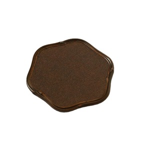 Alfombra de bambú y ratán morado con diseño de flor de ciruelo, soporte para tetera, utensilios y accesorios para la ceremonia del té de inspiración zen, posavasos. - Product Image 5