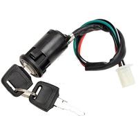 Interruptor de llave de barril de llave de encendido de 4 cables 50cc/110cc/125cc/250cc Quad Dirt Bike ATV