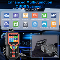 Lecteur de codes OBD2 V321, scanner de diagnostic automobile, lecture/effacement des codes, détection des pannes de voiture, outils de diagnostic du capteur d'oxygène, écran LCD, garantie 1 an
