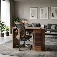 Table de bureau extensible moderne en bois sur mesure pour la maison, l'étude et l'utilisation informatique – Table compacte pour ordinateur portable en bois durable
