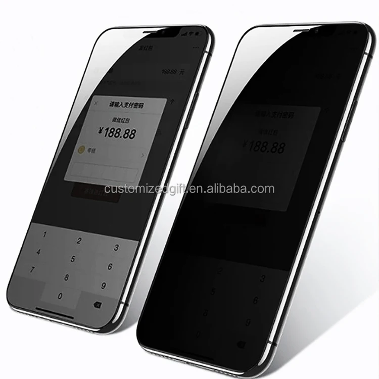 Лидер продаж Amazon, антишпионское закаленное стекло для защиты экрана Iphone 11 12 Pro Max Xs Xr X Mica De Vidrio