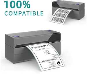 Tem nhãn nhiệt tự dính 4x6 của nhà sản xuất, nhãn vận chuyển đóng gói, nhãn địa chỉ gửi thư dạng xếp quạt, cuộn nhãn dán - Product Image 3