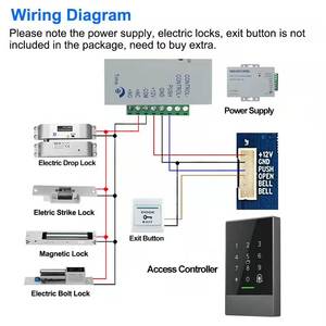 Vendita calda impermeabile IP66 S618 senza fili TTLOCK porta intelligente sistema di controllo di accesso alla porta - Product Image 4