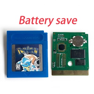 Battery Save Blue Crystal Golden Green Red Silver Yellow <b>Game</b> Cartridge for Gbc <b>Games</b> - Product Image 5