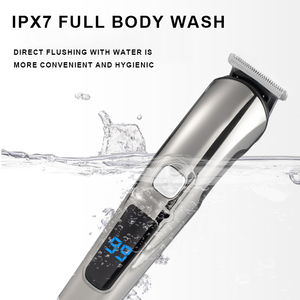 เครื่องโกนหนวดอเนกประสงค์ กันน้ำ ชาร์จไฟได้ IPX6 สำหรับผู้ชาย เครื่องตัดแต่งขนไฟฟ้าไร้สาย สำหรับผู้ชาย 61-90 - Product Image 2