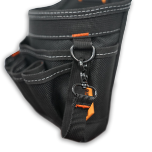 Échantillon gratuit Pochette à outils personnalisée Travail en extérieur Outils robustes Trousse à outils Ceinture de travail Pochette en polyester Sac à outils Électricien - Product Image 3