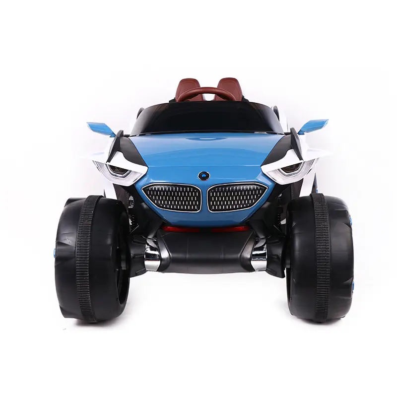 Fabbrica 12v giro su auto 4 ruote 2 posti grandi bambini batteria elettrica scatole di plastica Unisex ABS plastica fila barca espulsione auto giocattolo 010