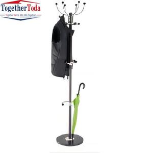 Wholesale Factory Assembly Marble Storage Metal <strong>Coat</strong> Rack Stand with 12 <strong>Hooks</strong> for <strong>Entryway</strong> Office or Clothing Hanging <strong>Shelf</strong> - Product Image 1