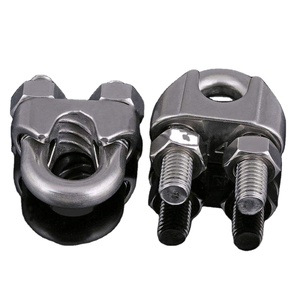 Clip bu lông gian lận phần cứng kẹp 304 thép không gỉ M2-M16 nhiệm vụ nặng nề <span class=keywords><strong>Wire</strong></span> <span class=keywords><strong>Rope</strong></span> Cáp kẹp dây kẹp kẹp U Loại dây Dây - Product Image 2