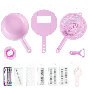 Wholesale Slicer Vegetable Potato Peeler Carrot Onion Grater with Strainer Cutter 6/12 in 1 <b>Kitchen</b> <b>Accessories</b> - Product Image 4