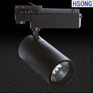HSONG Nuevo alto lumen <span class=keywords><strong>de</strong></span> alta calidad 30W COB LED Track Light COB Track Light ajustable movible Track lighting - Product Image 3