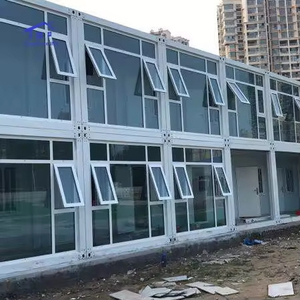 Detachable Casa Prefabricated Glass Curtain Wall Flat Packed Modular Tiny Homes Office Store Portable Expandable Container House - Product Image 5