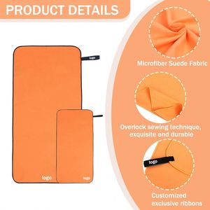 Quick Dry Microfiber Children's Antimicrobial Sports Portable Super Absorbent Gym Camping Beach Yoga Swimming Towel - Product Image 3