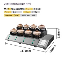 SEMIKRON Cuiseur à riz professionnel en acier inoxydable de qualité 304, alimenté au gaz, 3000-5000W, équipement intelligent automatique