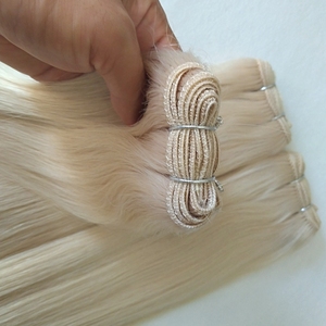 Alibaba Trade Assurance Full Cuticle Aligned Russian Human Hair Weft Hair <strong>Weave</strong> - Product Image 6