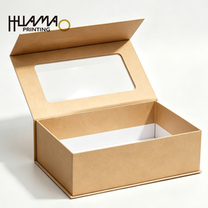 Caja de Regalo Elegante y Suave con Ventana Transparente para Regalos de Productos para Bebés Recién Nacidos - Product Image 4