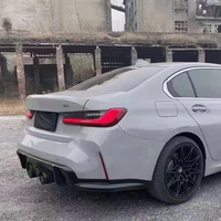 Kit de Conversión de Carrocería Ancha Estilo M3 para BMW Serie 3 G20 G28, Parachoques, Guardabarros, Capó, Faldones Laterales, Faros y Parrilla