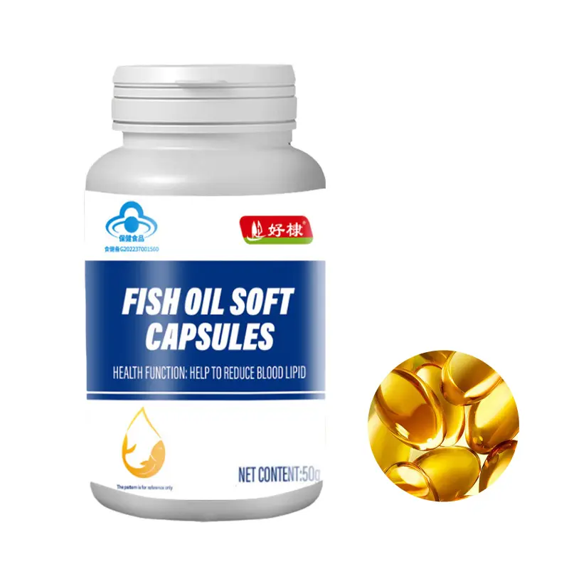 Fabricants OEM en gros Capsules d'huile de poisson oméga 3 naturelles de marque privée Capsule de supplément pour le cerveau.