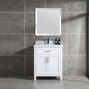 Meuble-lavabo haut de gamme de 30 pouces avec vasque en céramique et caractéristiques résistantes à l'eau - Product Image 3