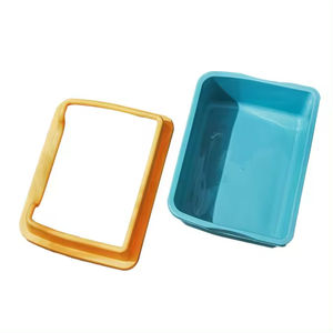 Caja de arena para gatos de nuevo diseño, caja de arena de limpieza, caja de arena de plástico extra grande antisalpicaduras para gatos, bandeja de lados altos, caja de arena de manejo más fácil - Product Image 3