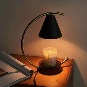 Lámpara Calentadora de Velas Regulable con Base de Madera, Eléctrica, para Aromaterapia, Decoración del Hogar, de Sobremesa, para Uso en Interiores - Product Image 4