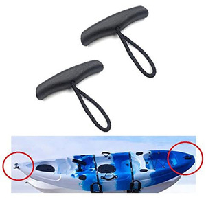 Poignée en T pour kayak avec corde et vis, accessoire en plastique antidérapant pour utilisation en canoë-kayak - Product Image 2