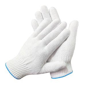 Cotton Work <b>Gloves</b> Wrist Length Durable For Construction And Gardening - Product Image 2