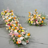 Boule de fleurs artificielles en soie colorée, centre de table personnalisé pour mariage, décoration de table pour événements et fêtes