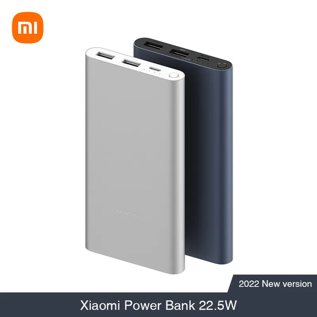 Original for Xiaomi Power Bank 3 10000mAh 22.5W PB100DZM Type C QC3.0 PD Fast Charging Mi Powerbank 10000 Portable Charger