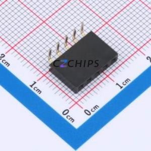 HC-PM254-8.5H-1x5PW Pin Socket Bent Lead Through Hole,P=2.54mm Connector 1x5P 2.54mm Square Hole Right Angle Insert - Product Image 1