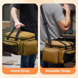 OEM Heavy Duty Waterproof <b>Tool</b> <b>Backpack</b> 10-14 Pockets 300 lb Capacity Portable Large Zipper Adjustable Shoulder Strap Ergonomic - Product Image 3