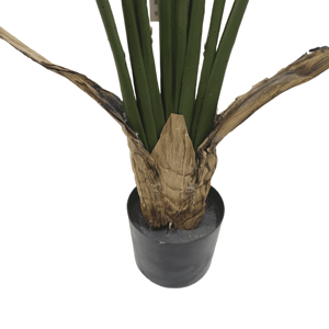 CHUANGFA 1,6 M Bonsai artificial Palma <span class=keywords><strong>del</strong></span> <span class=keywords><strong>viajero</strong></span> en forma de abanico en plástico para decoración de oficina o paisaje para cumpleaños Pascua - Product Image 5