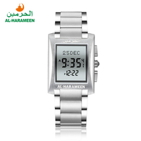 Jam Tangan Digital Alharameen HA-6287 dengan Dial Arab Warna Baru, Fitur Azan dan Sholat