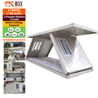 Conteneur mobile Cbox de type Z, pliable, à installation rapide, maison préfabriquée, maison en conteneur
