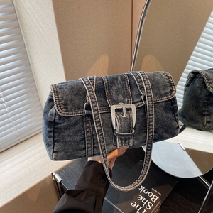 Ultime Borse a Tracolla in Denim per Donna, Fodera in Poliestere, Chiusura con Cerniera, Manico Singolo, Design Impermeabile alla <span class=keywords><strong>Moda</strong></span> - Product Image 3