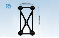 Casing HP Silikon Universal 3D Kartun Lucu Frame Bumper LED Menyala