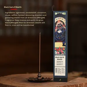 ธูปไม้หอมห้าทิศทางเทพเจ้าแห่งความมั่งคั่ง FYC  ธูปทิเบต  เป็นมิตรกับสิ่งแวดล้อม  สร้างพลังแม่เหล็ก - Product Image 6