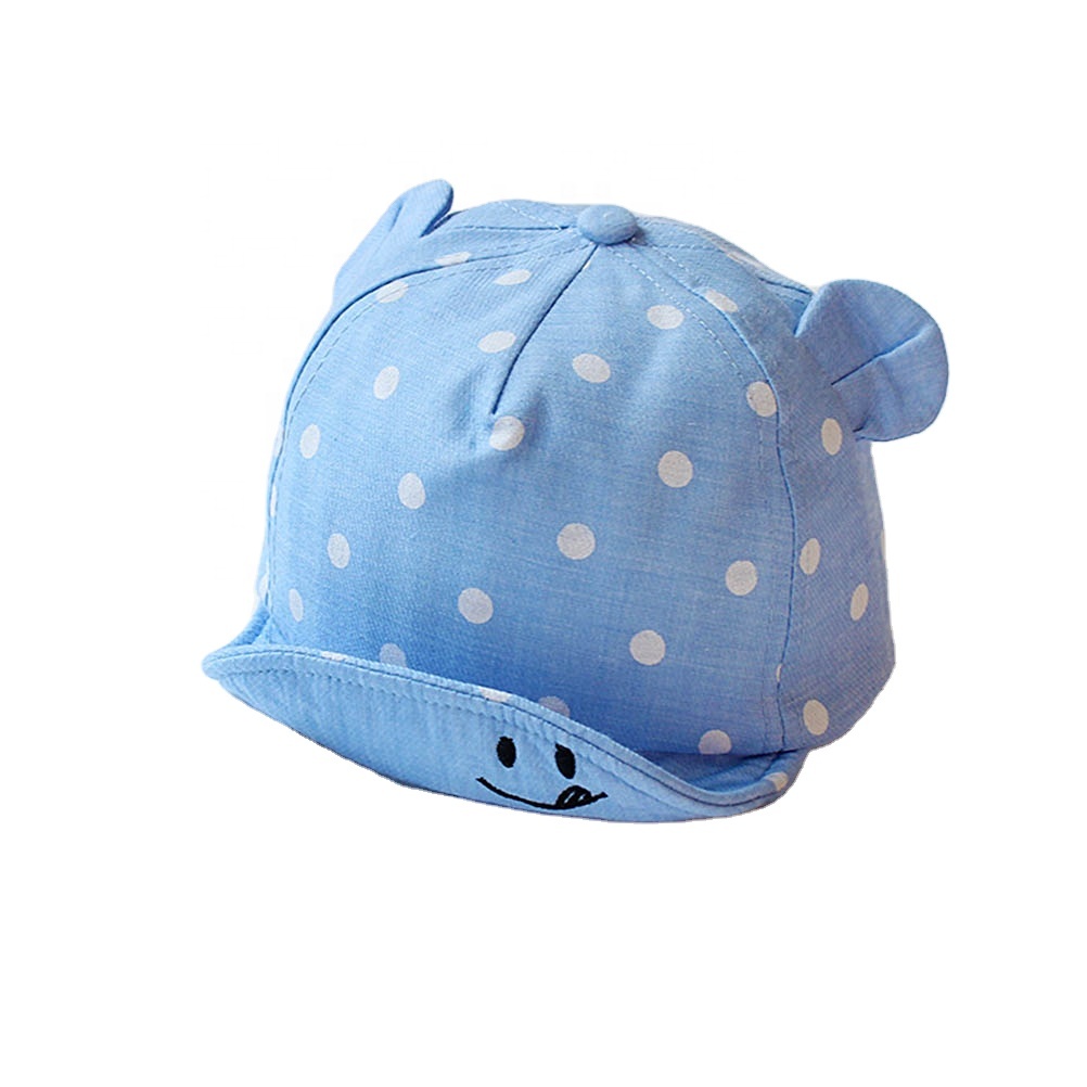 2023 детская Милая Солнцезащитная шляпа RTS YDM в горошек, Детская шляпа, Солнцезащитная шляпа с ушками для девочек и мальчиков, весна-лето, бейсболка для новорожденных с фотографией дороги